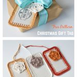 Christmas Gift Tag Free Crochet Pattern