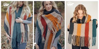 Easy Bonfire Scarf Free Crochet Pattern and Video Tutorial