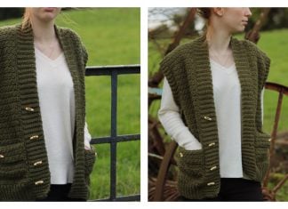 Easy Vest Free Crochet Pattern and Video Tutorial