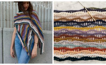 Full Spectrum Wrap Free Crochet Pattern
