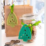 Gift Me Christmas Tree Gift Tag Free Crochet Pattern