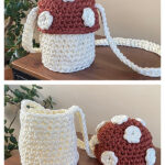 Mushroom Bag Free Crochet Pattern