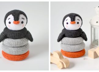 Penguin Stacking Toy Free Crochet Pattern