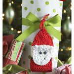 Santa Gift Tag Free Crochet Pattern