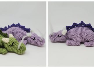 Sleeping Baby Dragon Free Crochet Pattern
