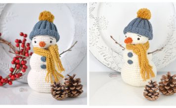 Snowman Amigurumi Free Crochet Pattern