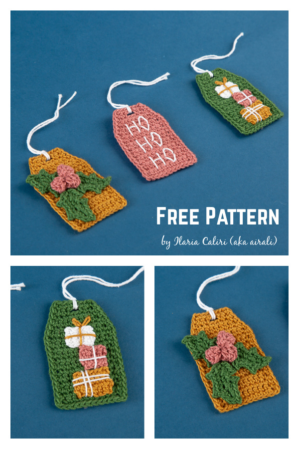 Sugarplum Gift Tag Free Crochet Pattern