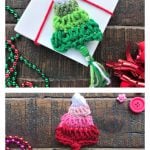 Tree Garland and Gift Tag Free Crochet Pattern