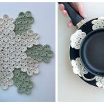 Yoyo Pan Protectors Free Crochet Pattern and Video Tutorial