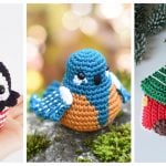 Adorable Christmas Ornament Free Crochet Pattern and Paid