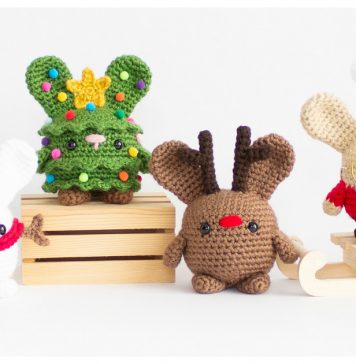Amigurumi Christmas Bunnies Free Crochet Pattern