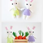 Amigurumi Spring Bunny Free Crochet Pattern