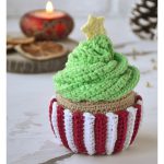 Christmas Tree Cupcake Free Crochet Pattern