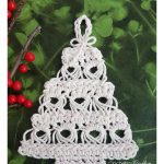 Lace Tree Ornament Free Crochet Pattern