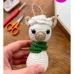 Llama Ornament Free Crochet Pattern