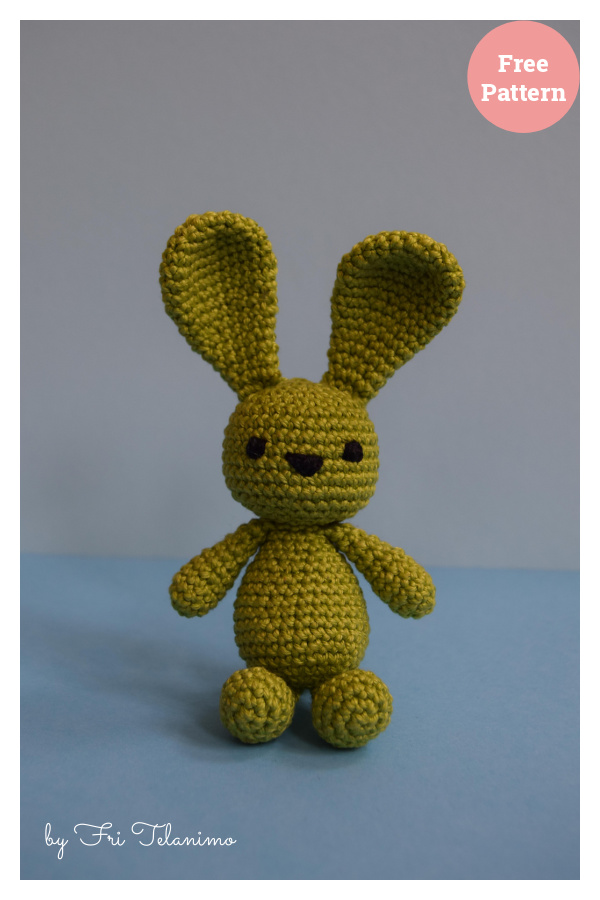 Spring Bunny Amigurumi Free Crochet Pattern 