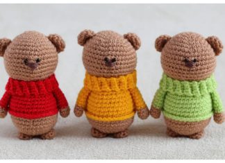 Teddy Bear Amigurumi Free Crochet Pattern