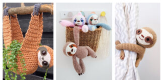 10+ Amigurumi Sloth Crochet Pattern Free and Paid