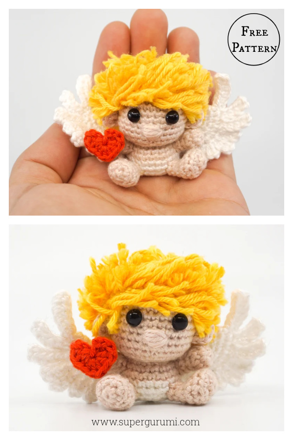 Amigurumi Mini Cupid Free Crochet Pattern