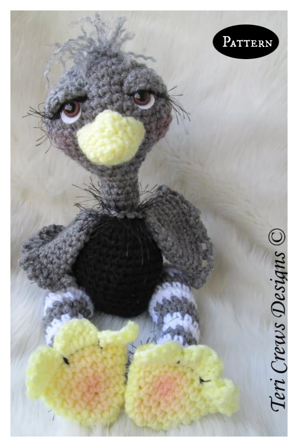 Amigurumi Ostrich Crochet Pattern