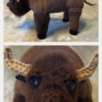 Bison Buffalo Amigurumi Free Crochet Pattern