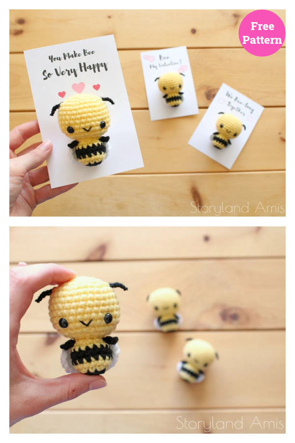 Burt the Baby Honey Bee Free Crochet Pattern