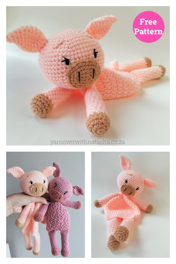 Cuddle Me Pig Amigurumi Free Crochet Pattern