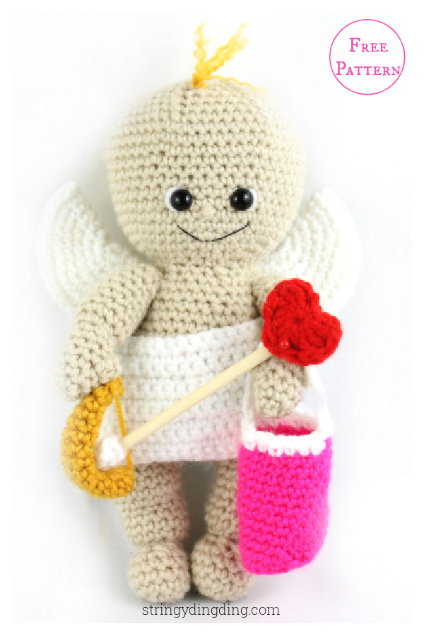 Cupid Amigurumi Doll Free Crochet Pattern