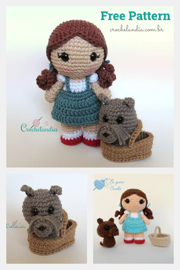 Dorothy and Toto Free Crochet Pattern