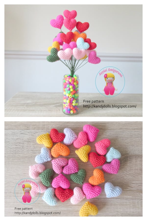 Heart Balloon Free Crochet Pattern 