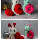 Plush Valentine Snail Crochet Pattern
