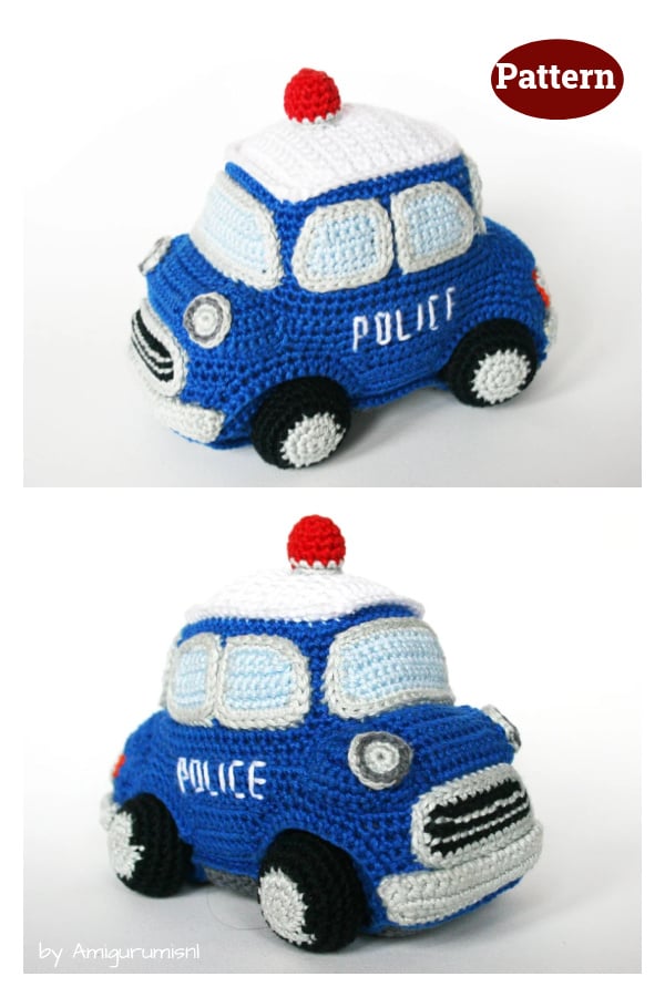 Police Car Crochet Pattern