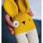 Rattle Bunny Two-legged Free Crochet Pattern