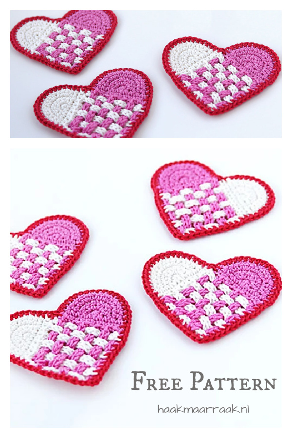 Scandinavian Heart Free Crochet Pattern