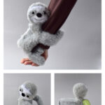 Sloth Wristband Wallet Free Crochet Pattern