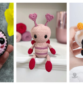 Valentine Bee Crochet Patterns