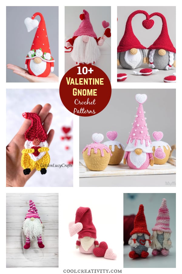 Valentine Gnome Crochet Patterns 