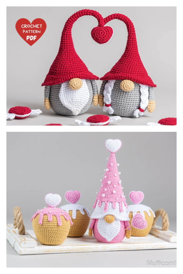 Valentine Gnome Crochet Patterns