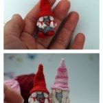 Valentine Gnome Free Crochet Pattern