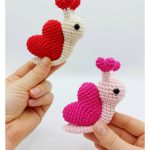 Valentine Snail Amigurumi Crochet Pattern