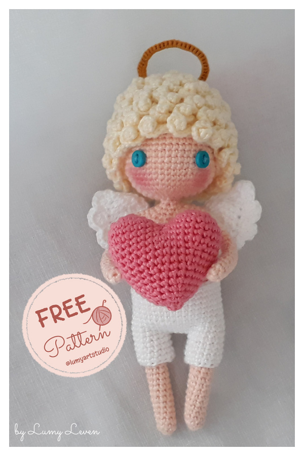 Valentine’s Cupid Free Crochet Pattern