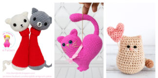 Valentines Day Cat Free Crochet Pattern