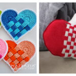 Woven Heart Free Crochet Patterns