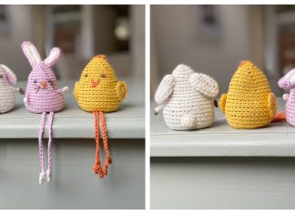 Amigurumi Bunny Lamb and Chick Free Crochet Pattern