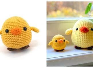 Baby Chicken Free Crochet Pattern and Video Tutorial