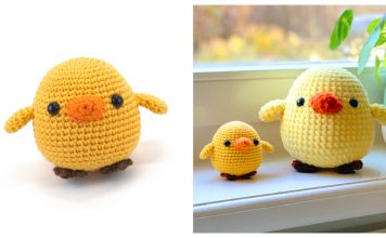 Baby Chicken Free Crochet Pattern and Video Tutorial