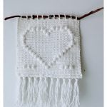 Bobble Love Wall Hanging Free Crochet Pattern