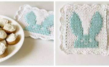 Bunny Hot Pad Free Crochet Pattern