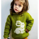 Bunny Sweater Free Crochet Pattern and Video Tutorial