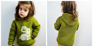 Bunny Sweater Free Crochet Pattern and Video Tutorial
